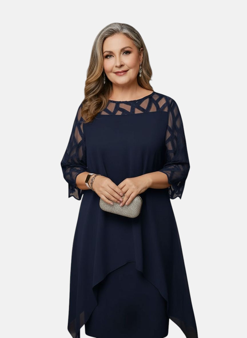 Danuta - Sukienka Modelująca Komfortowo Elegancka